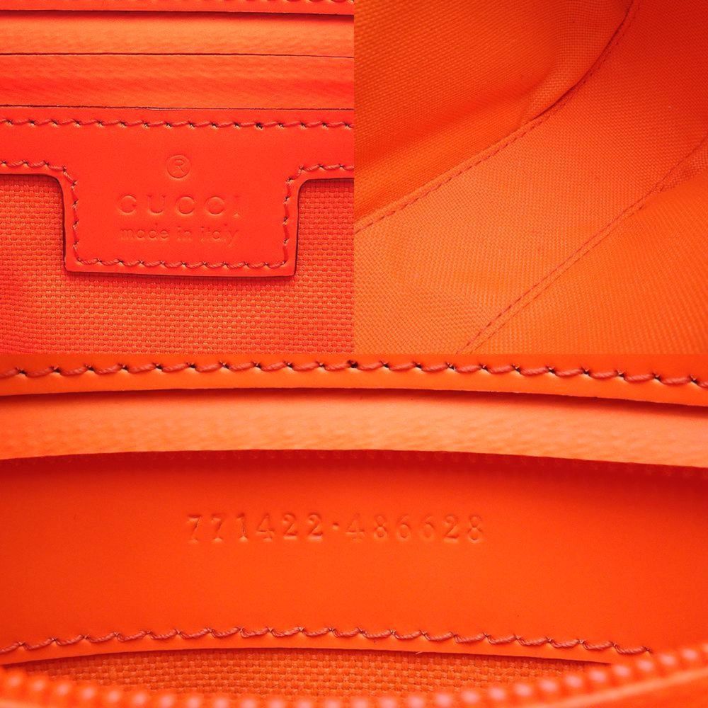 GUCCI Orange Leather Fanny Pack - Picture 8 of 10